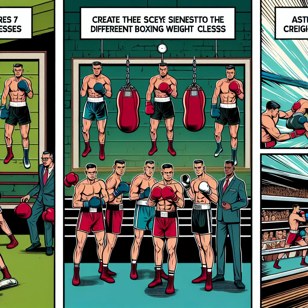 какие весовые категории в боксе