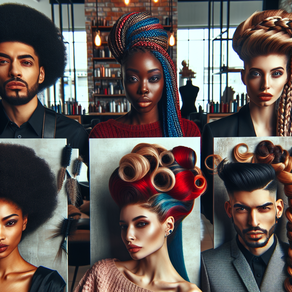 Необычные причёски: Искусство самовыражения