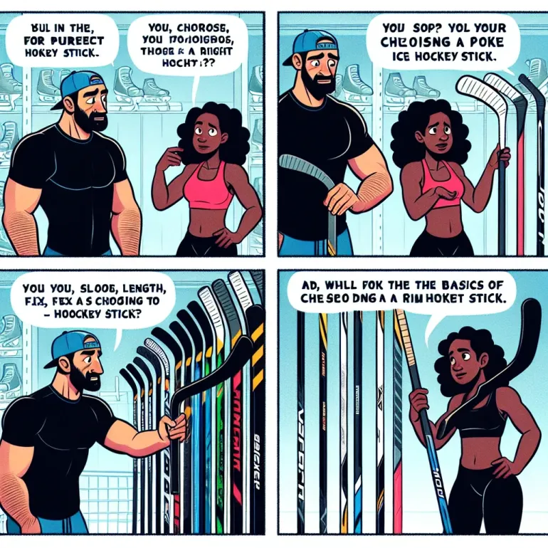 Искусство выбора: Как подобрать идеальную клюшку для хоккея с шайбой