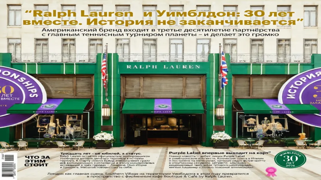 Ralph Lauren и Уимблдон: 30 лет вместе. История не заканчивается
