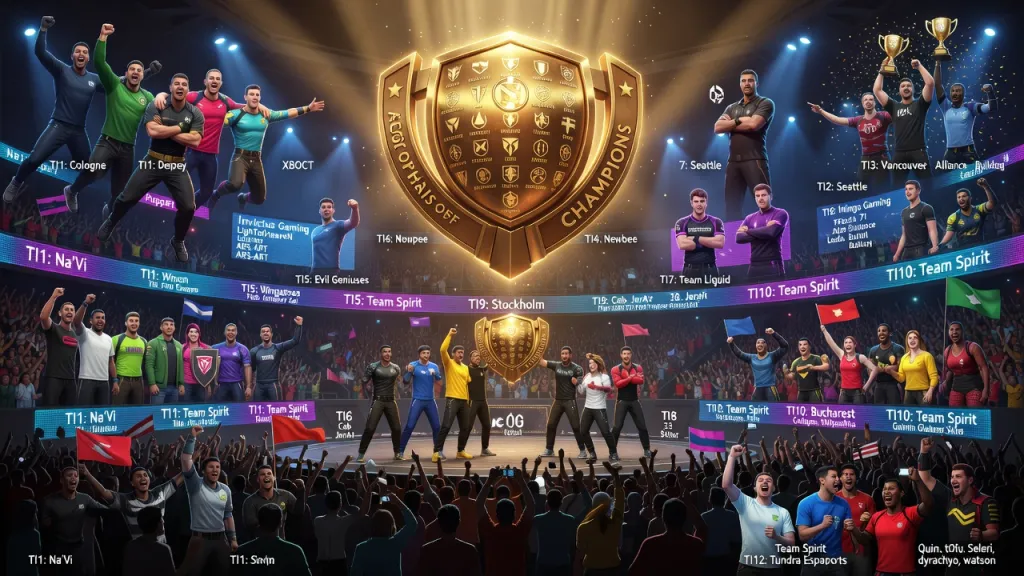 Победители Инта по годам: чемпионы The International по Dota 2