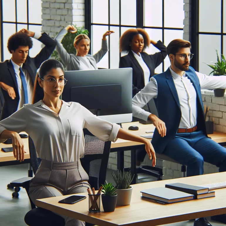 Зарядка на рабочем месте: Как оставаться активным и продуктивным в офисе