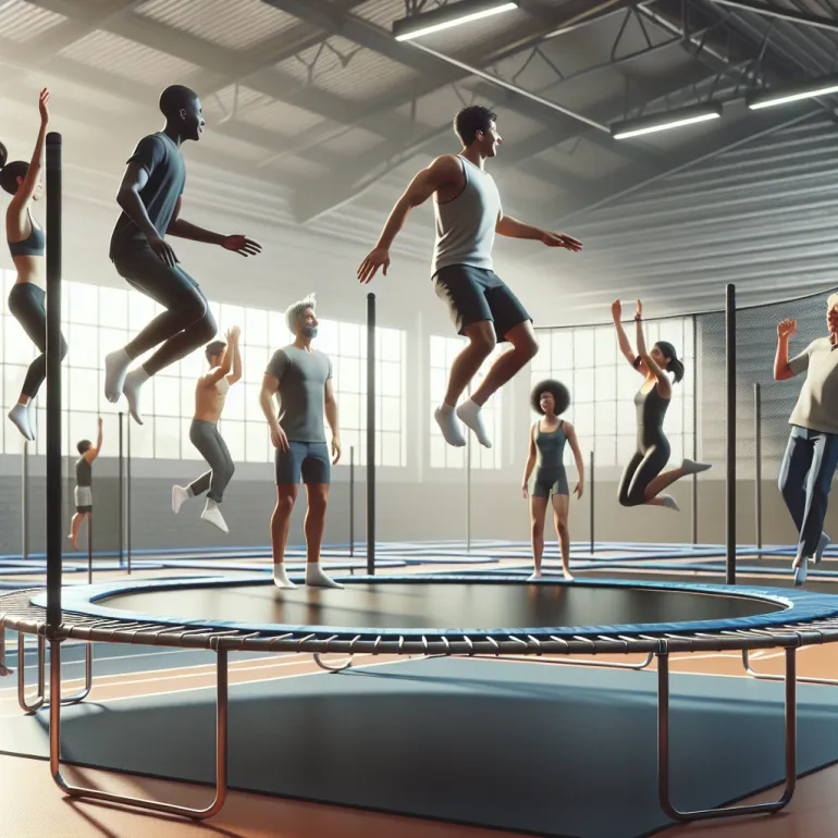Упражнения на батуте: Путь к здоровью и хорошему настроению