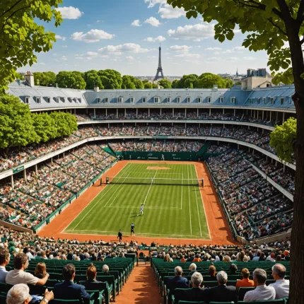 Ролан Гаррос: Турнир легенд и страсти тенниса